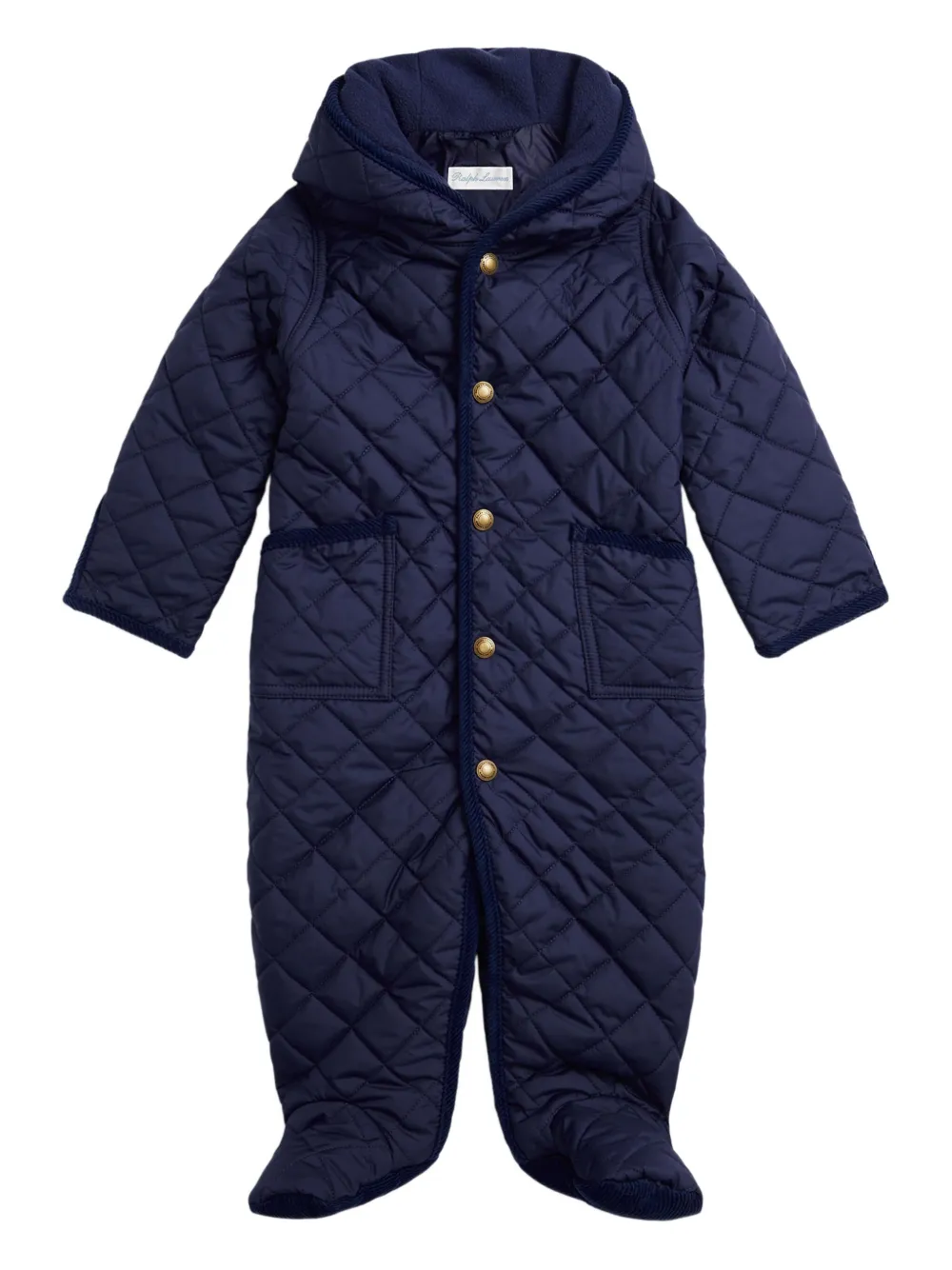 POLO RALPH LAUREN KIDS Barn Bunting カバーオール - ブルー POLO RALPH LAUREN KIDS Barn Bunting カバーオール - ブルー