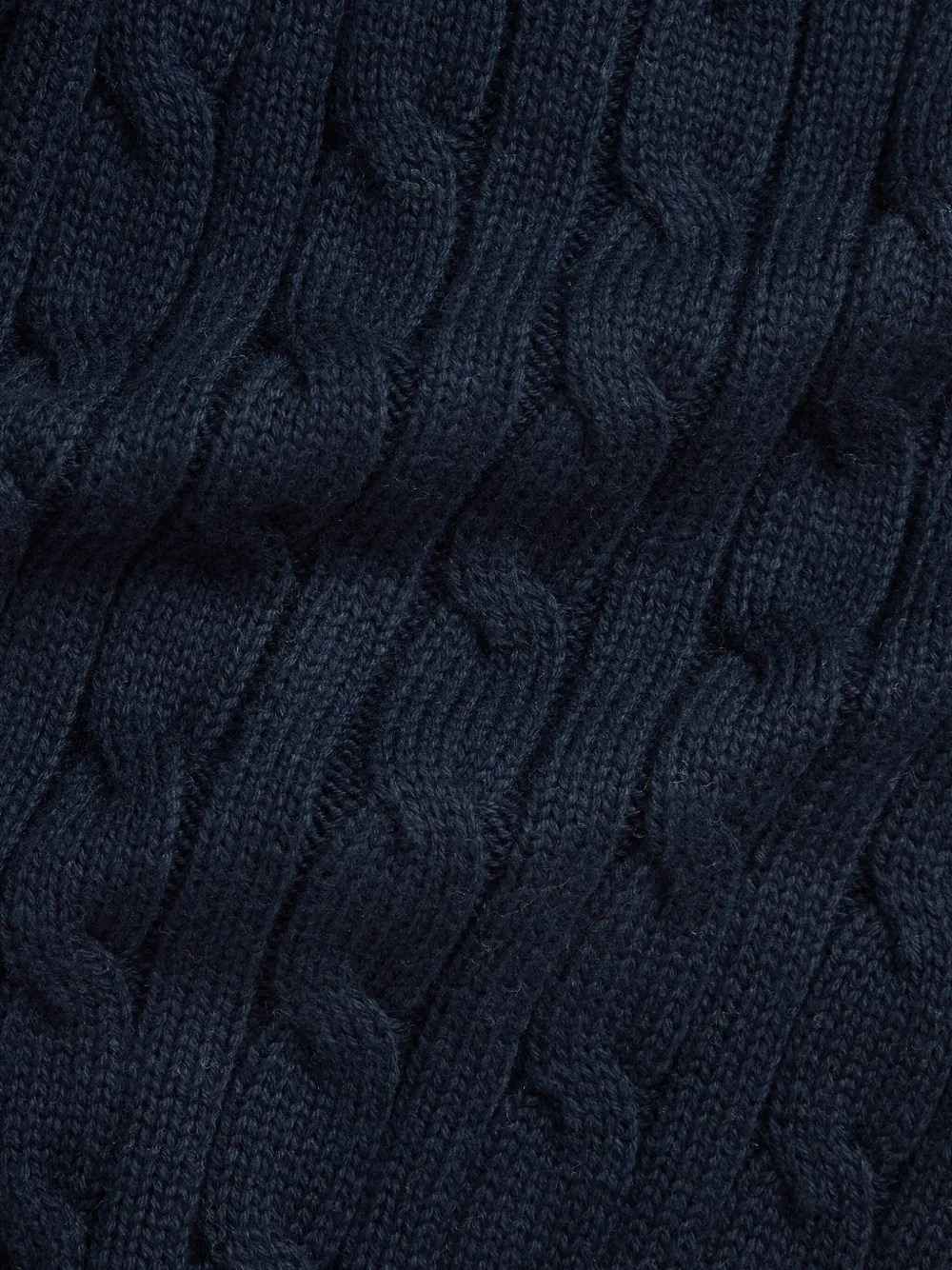 POLO RALPH LAUREN KIDS Fijngebreide katoenen broek en shirt Blauw
