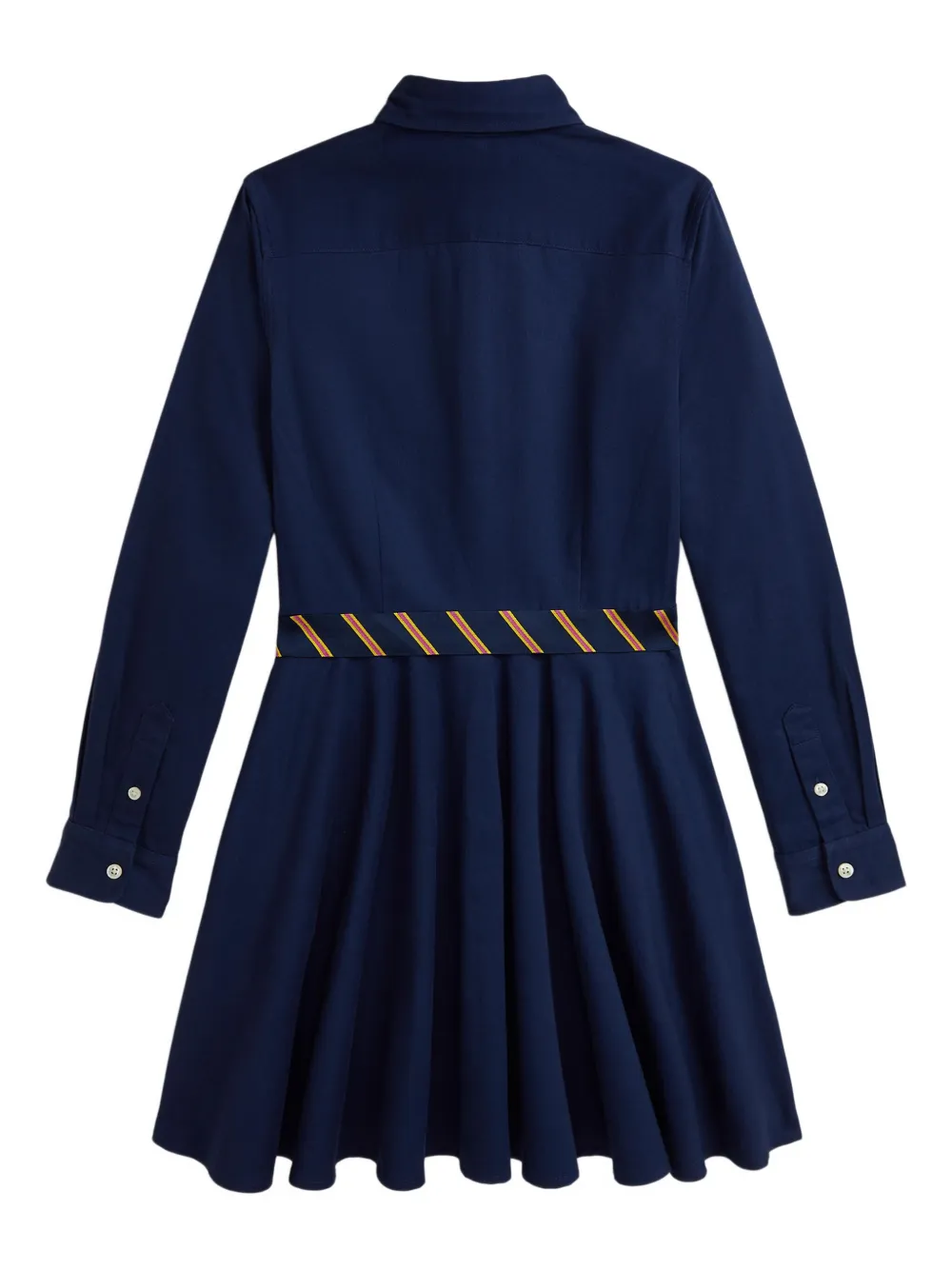 POLO RALPH LAUREN KIDS Katoenen twill shirtjurk Blauw