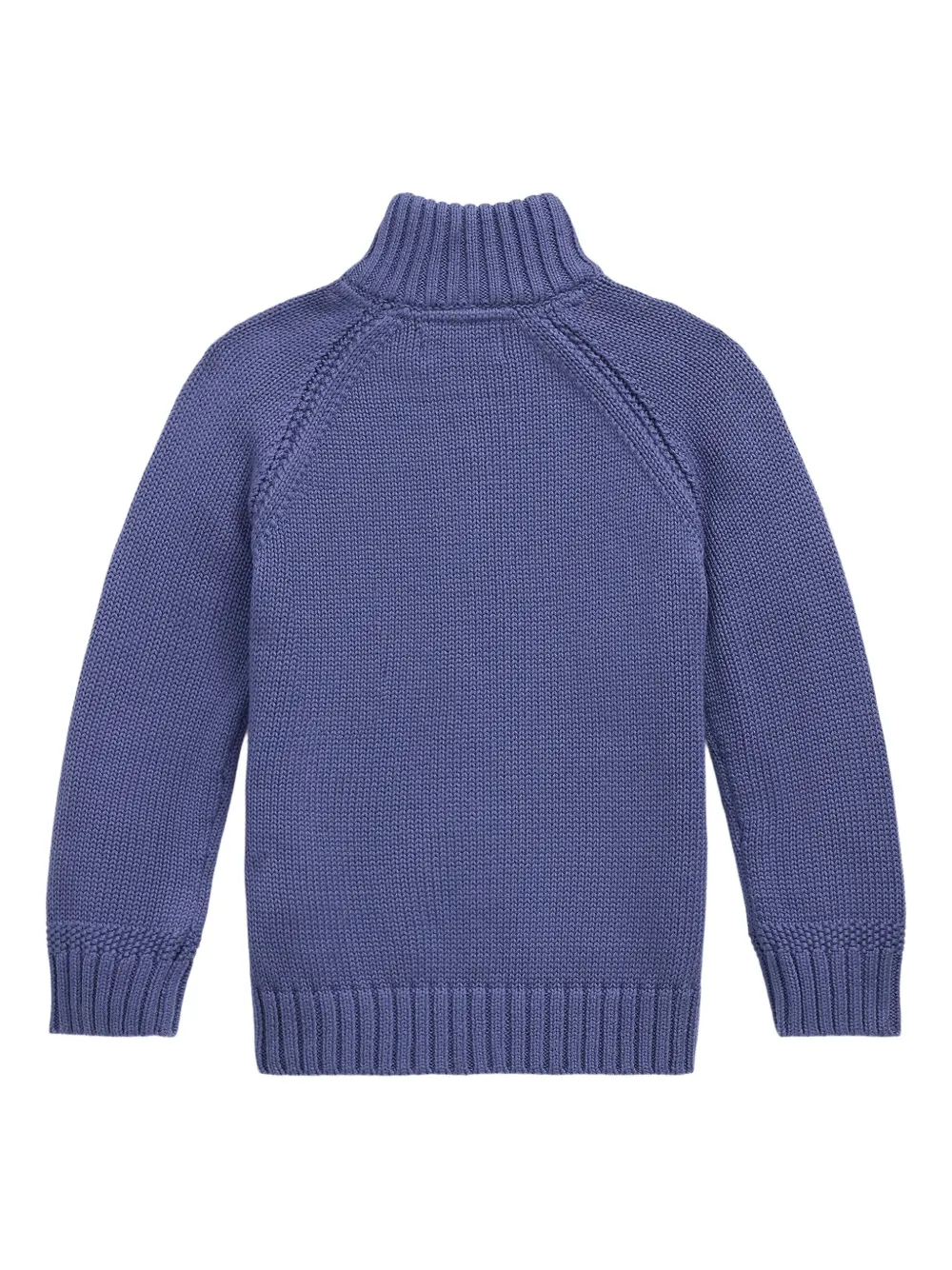 POLO RALPH LAUREN KIDS Katoenen raglan vest Blauw