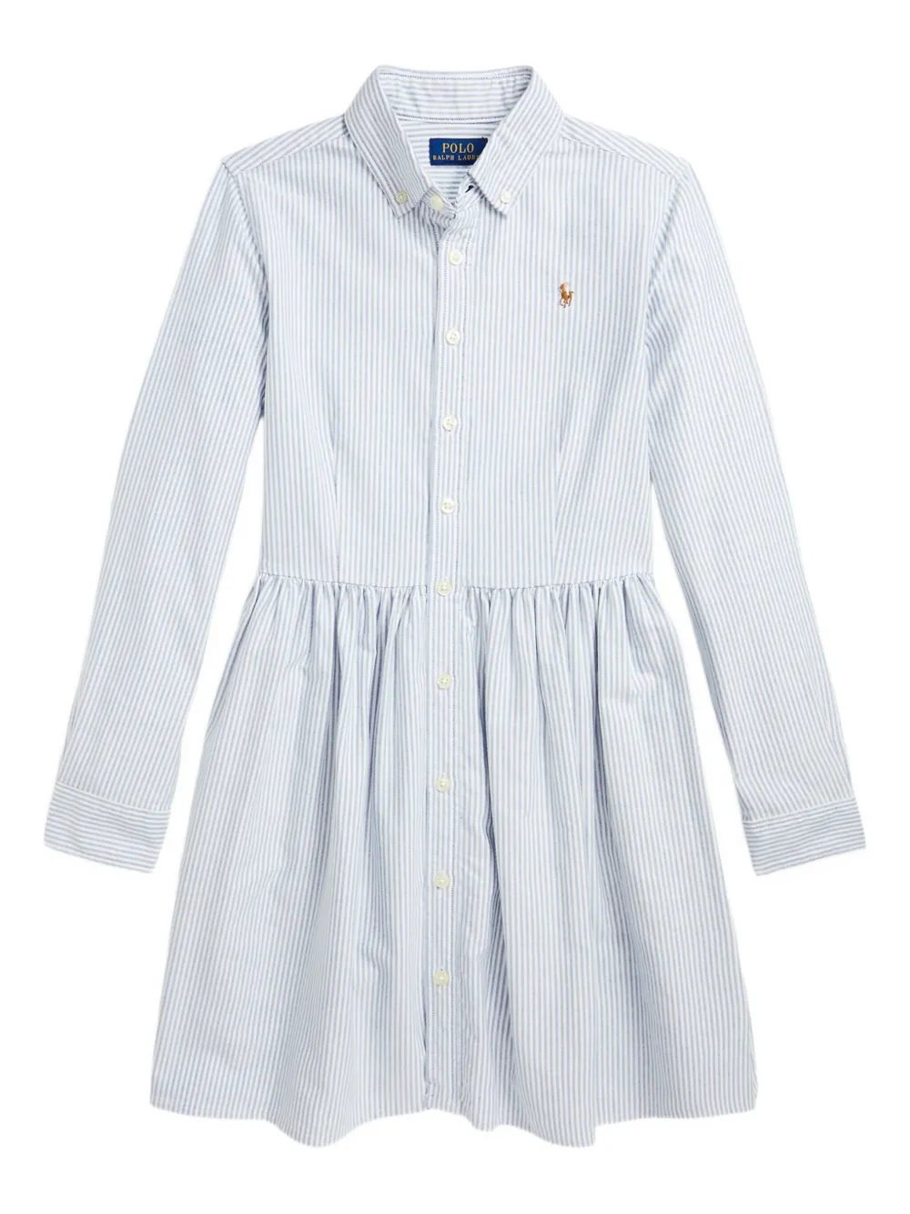 POLO RALPH LAUREN KIDS Classic Oxford shirtjurk Blauw