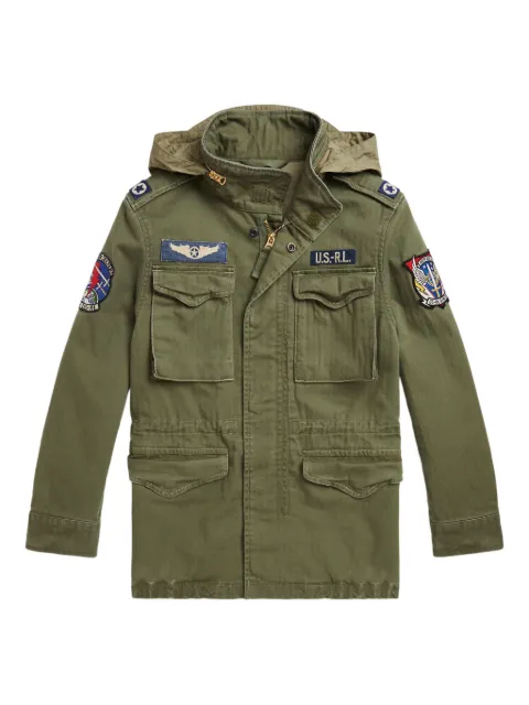 POLO RALPH LAUREN KIDS Utility-Jacke mit Fischgrätenmuster