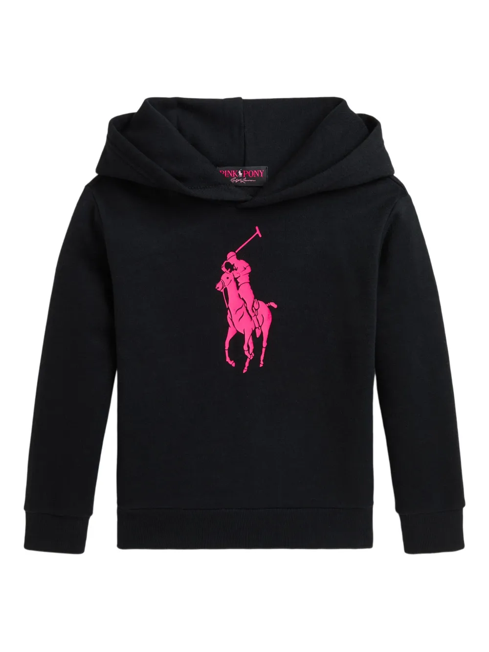 POLO RALPH LAUREN KIDS Hoodie met print Zwart