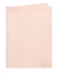 POLO RALPH LAUREN KIDS cable-knit blanket - Pink
