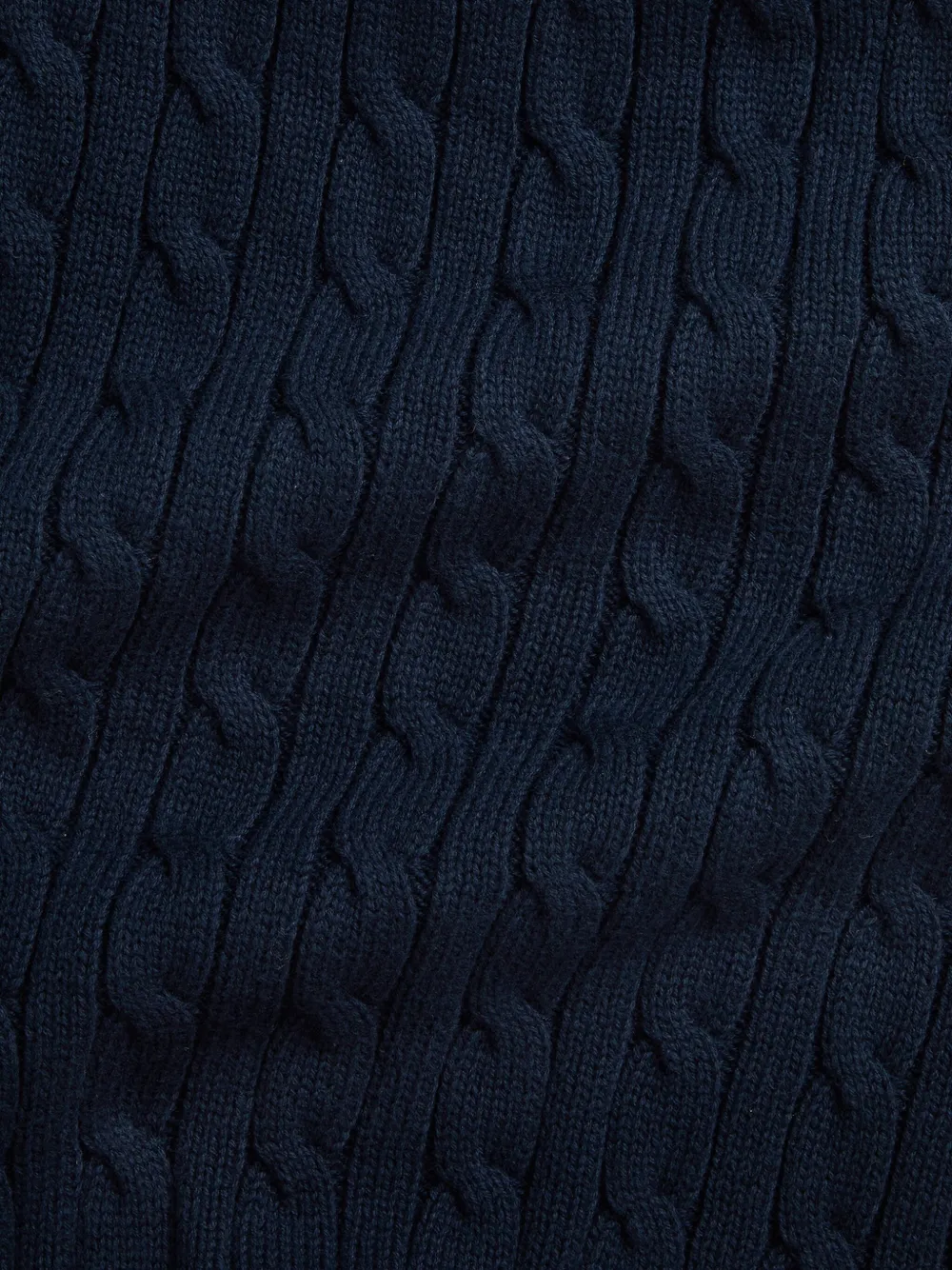 POLO RALPH LAUREN KIDS Kabelgebreide deken Blauw