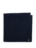 POLO RALPH LAUREN KIDS cotton cable-knit blanket - Blue