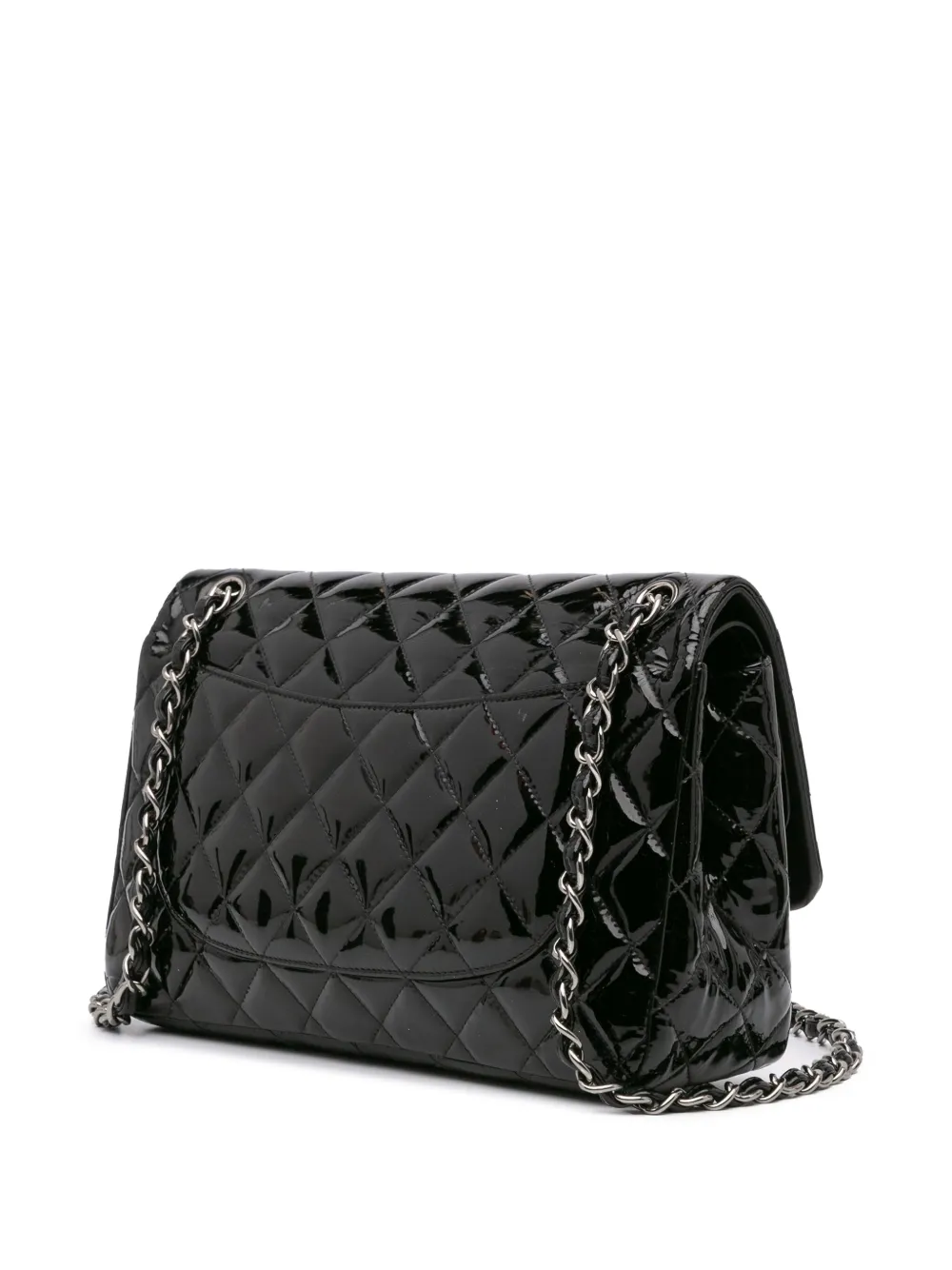 CHANEL Pre-Owned 2014 Jumbo Classic Patent Double Flap shoulder bag | Pre-Owned | Image 2