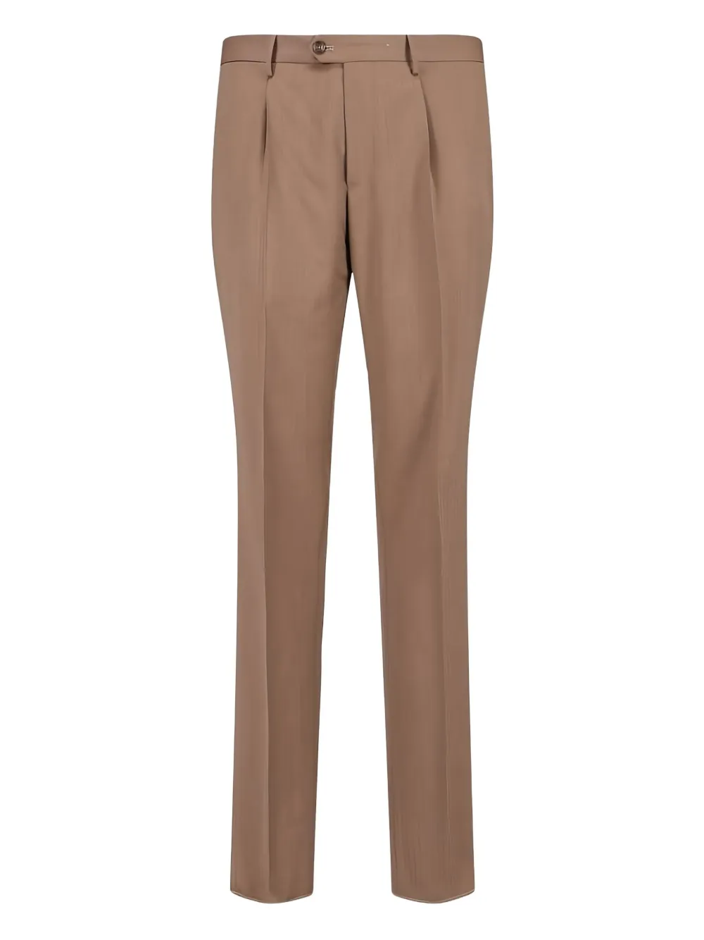 Tagliatore herringbone double-breasted suit Beige
