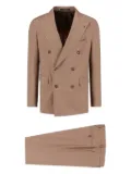 Tagliatore herringbone double-breasted suit - Neutrals
