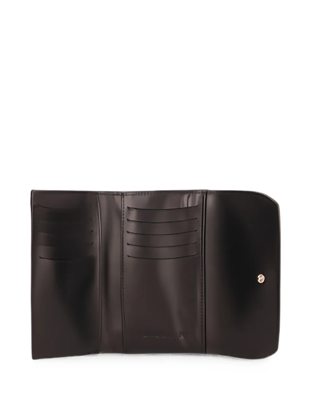 Longchamp Portemonnee met logoplakkaat Zwart