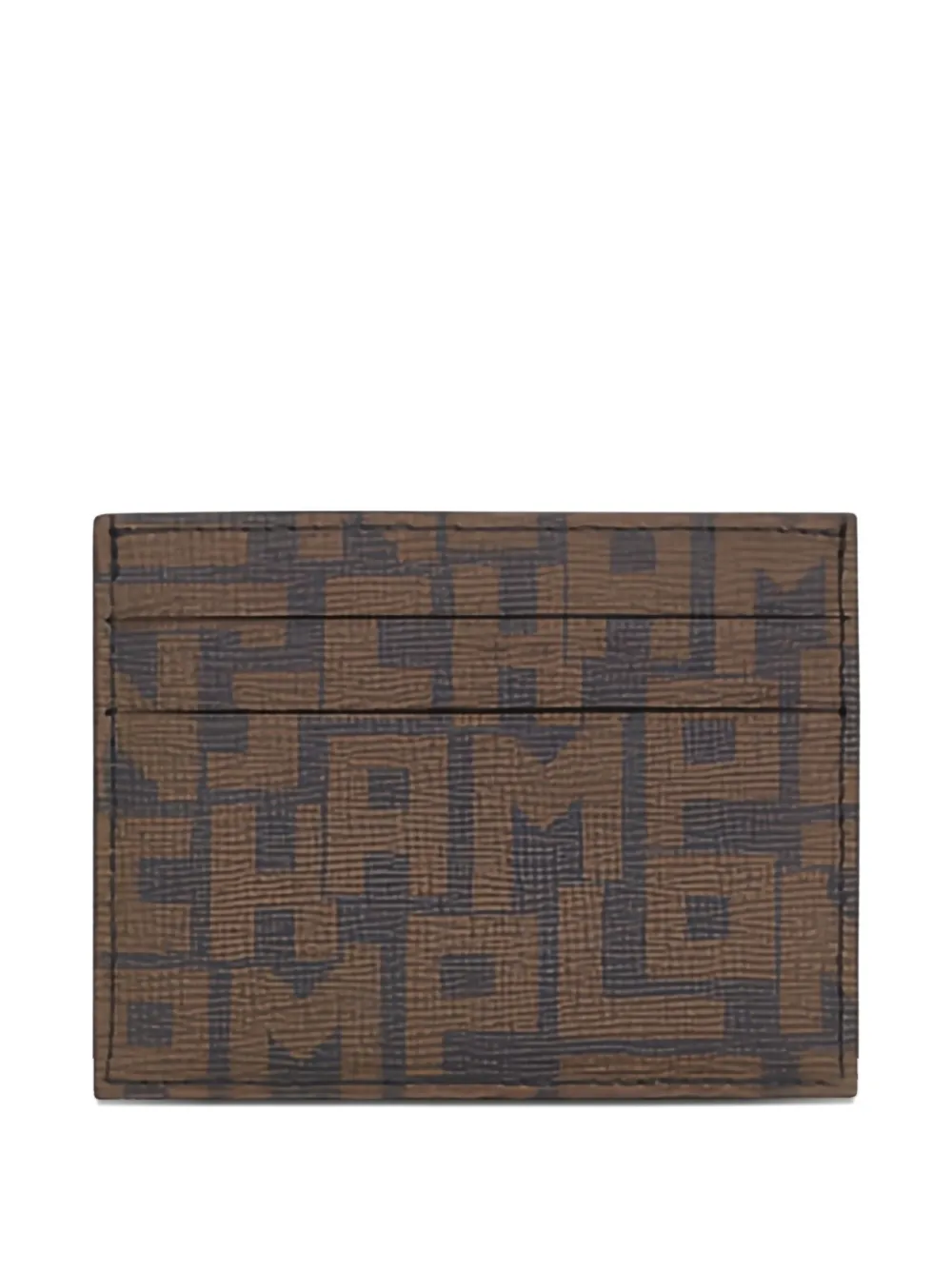 Longchamp monogram-print leather card holder | Image 2