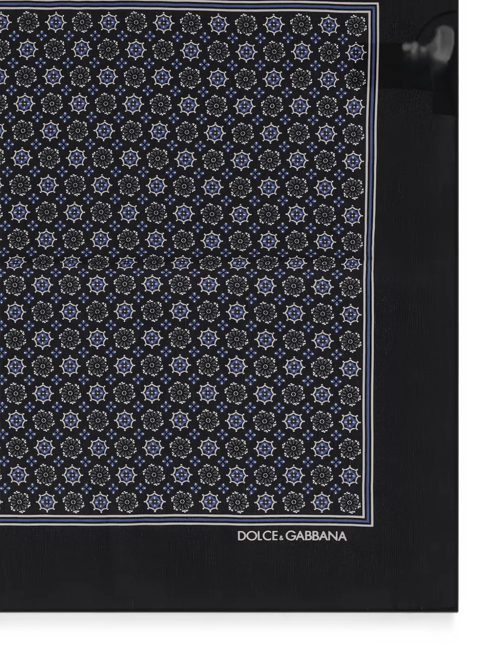 Dolce & Gabbana Pochet met geometrische print Zwart