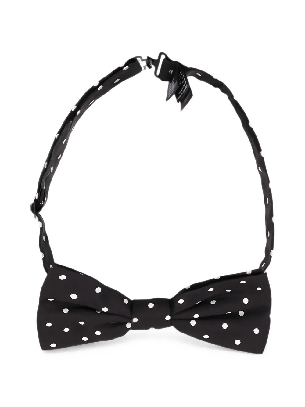 Dolce & Gabbana polka-dot silk bow tie - Nero