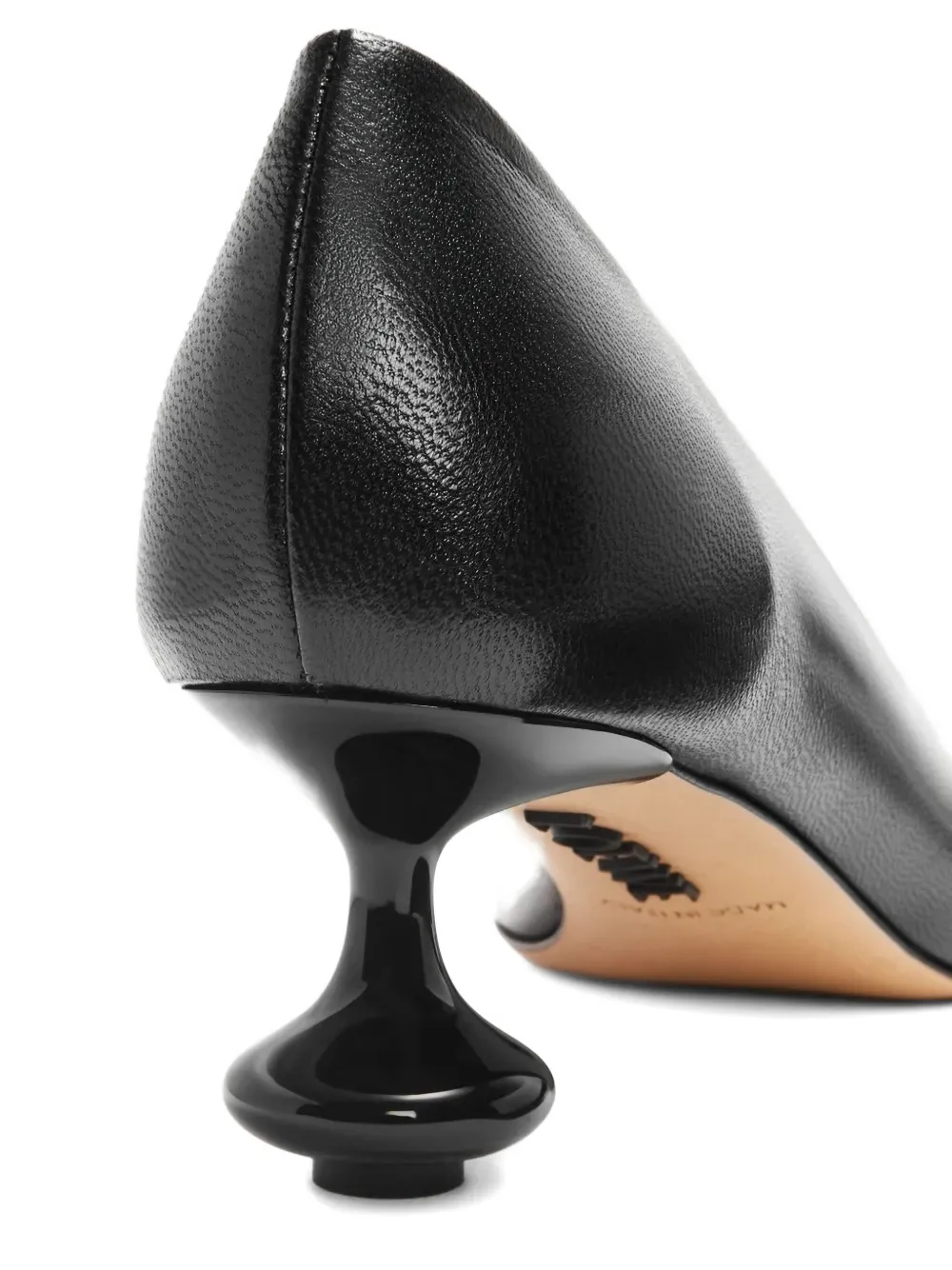 Loewe 45mm Toy Square-toe Bulbous-heel Pumps In Black
