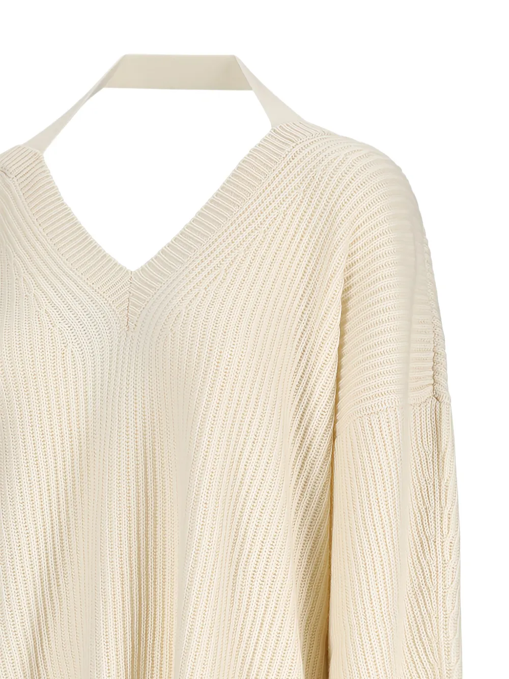 Canessa halter-neck ribbed sweater | Knitted Sweaters | Image 2