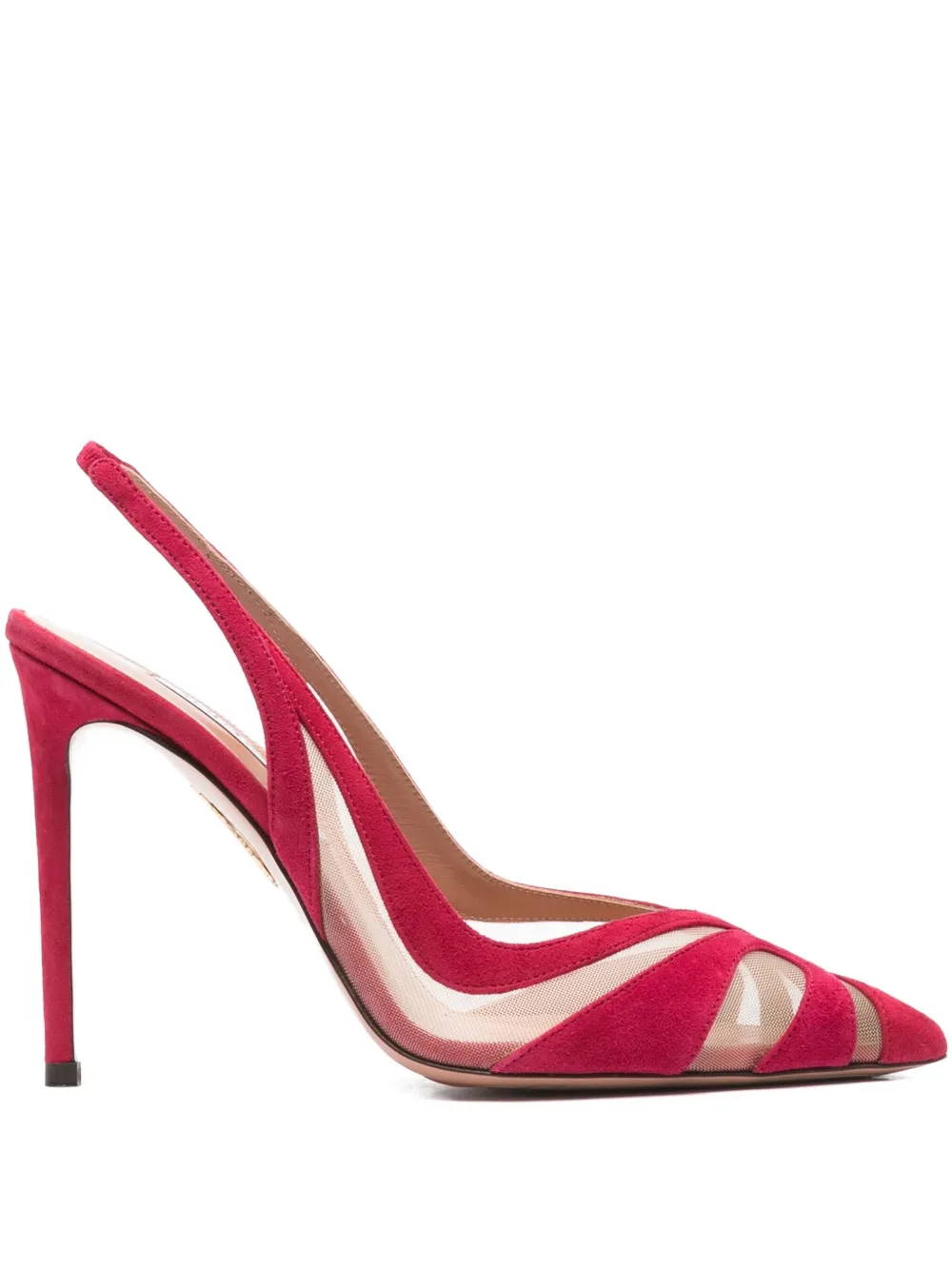 Aquazzura 110mm Lune Sling pumps Pink