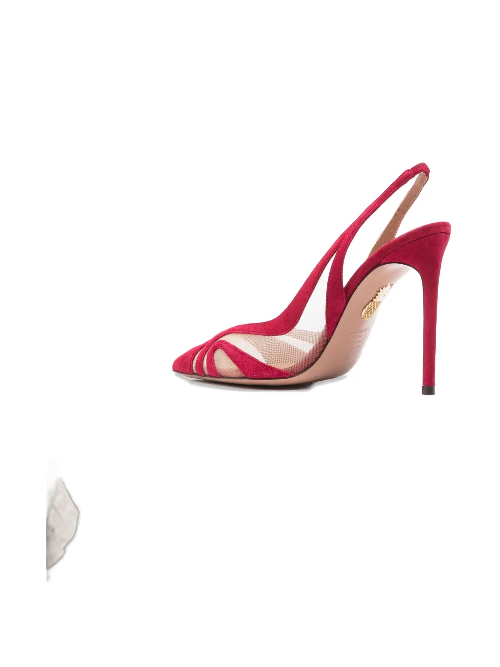 Aquazzura 110mm Lune Sling pumps Pink