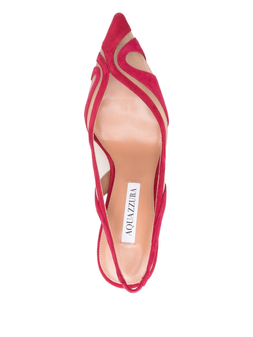 Aquazzura 110mm Lune Sling pumps Pink