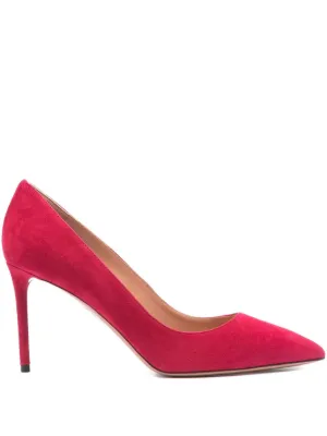 Manolo Blahnik BB ポインテッドトゥ スエードパンプス | レッド