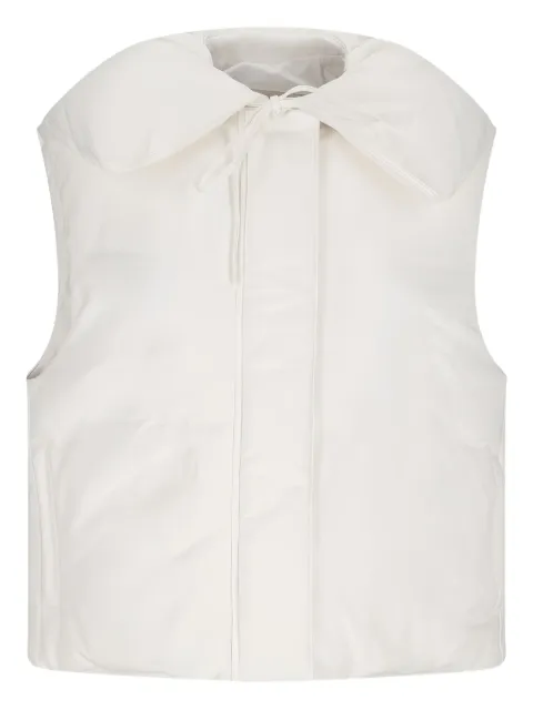 Jil Sander leather gilet