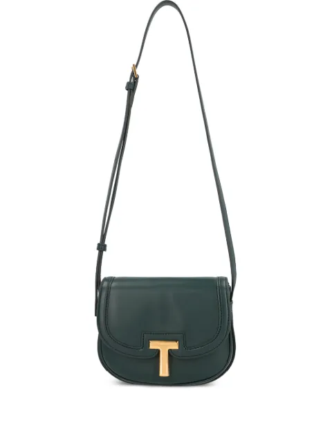TOM FORD T-plaque leather shoulder bag