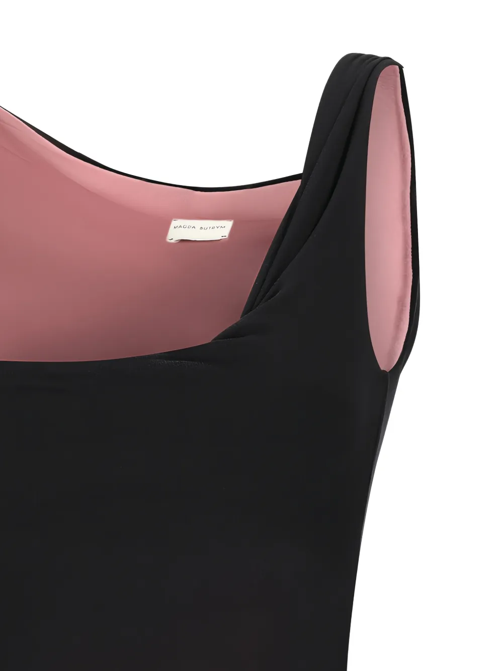  Magda Butrym Square-neck Tank Top - Black 