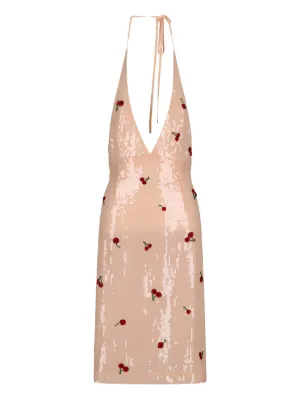 オールインワン・サロペット Des Phemmes Cotton Rib Tie Dye Embroidred Dress Des_phemmes Des Phemmes Cotton Rib Tie Dye Embroidred Dress