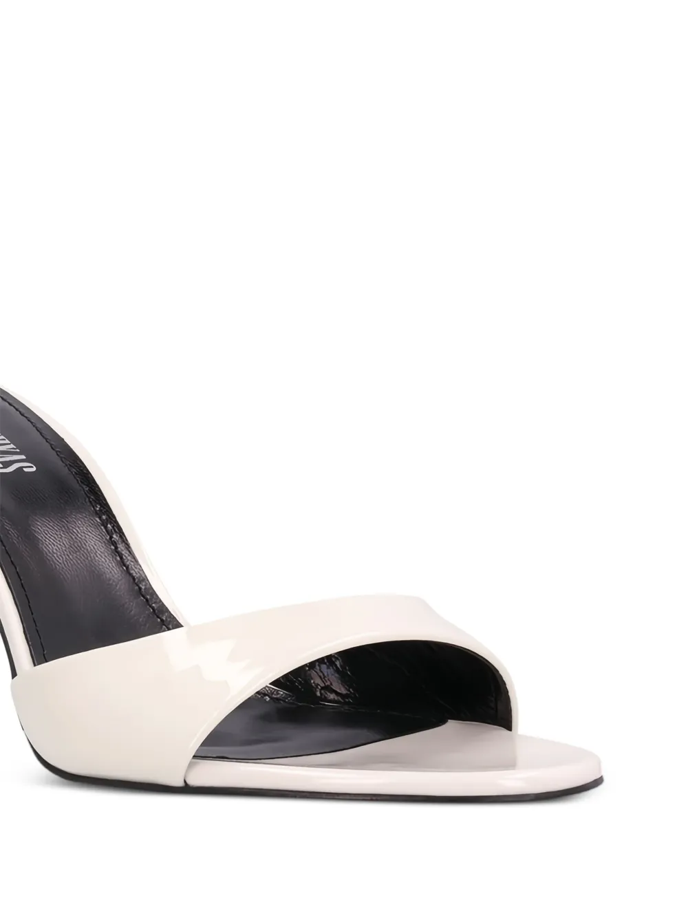 Paris Texas 70mm Lidia patent-leather sandals White