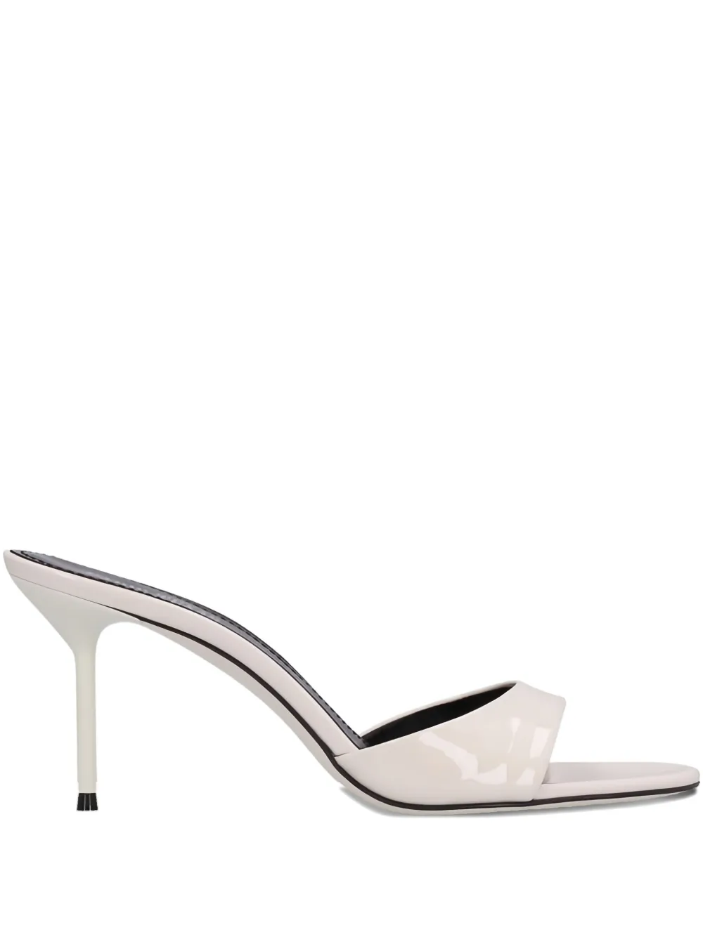 Paris Texas 70mm Lidia patent-leather sandals White