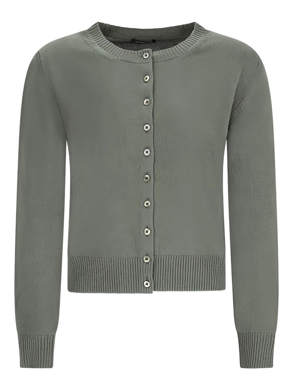 Canessa Button-front Cardigan In Green