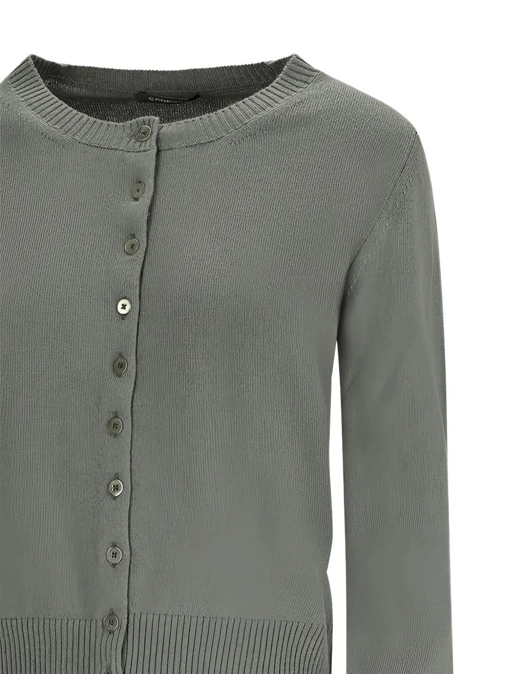 Canessa Button-front Cardigan In Green