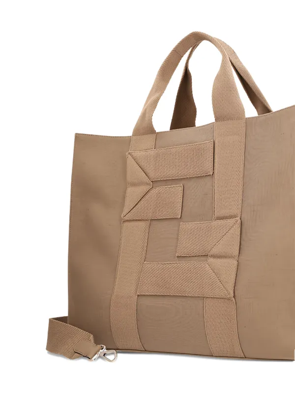Fendi ロゴトートバッグ ブラウン Fendi ロゴトートバッグ ブラウン Fendi ブラウンロゴトートバッグ