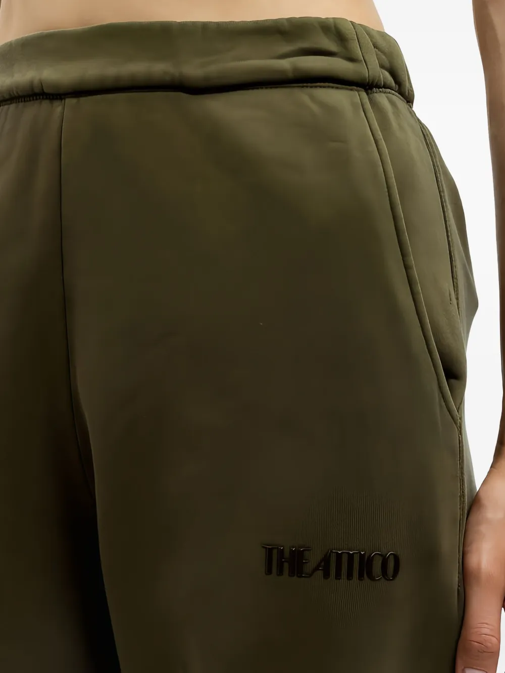 The Attico Penny trainingsbroek met cuffs Groen