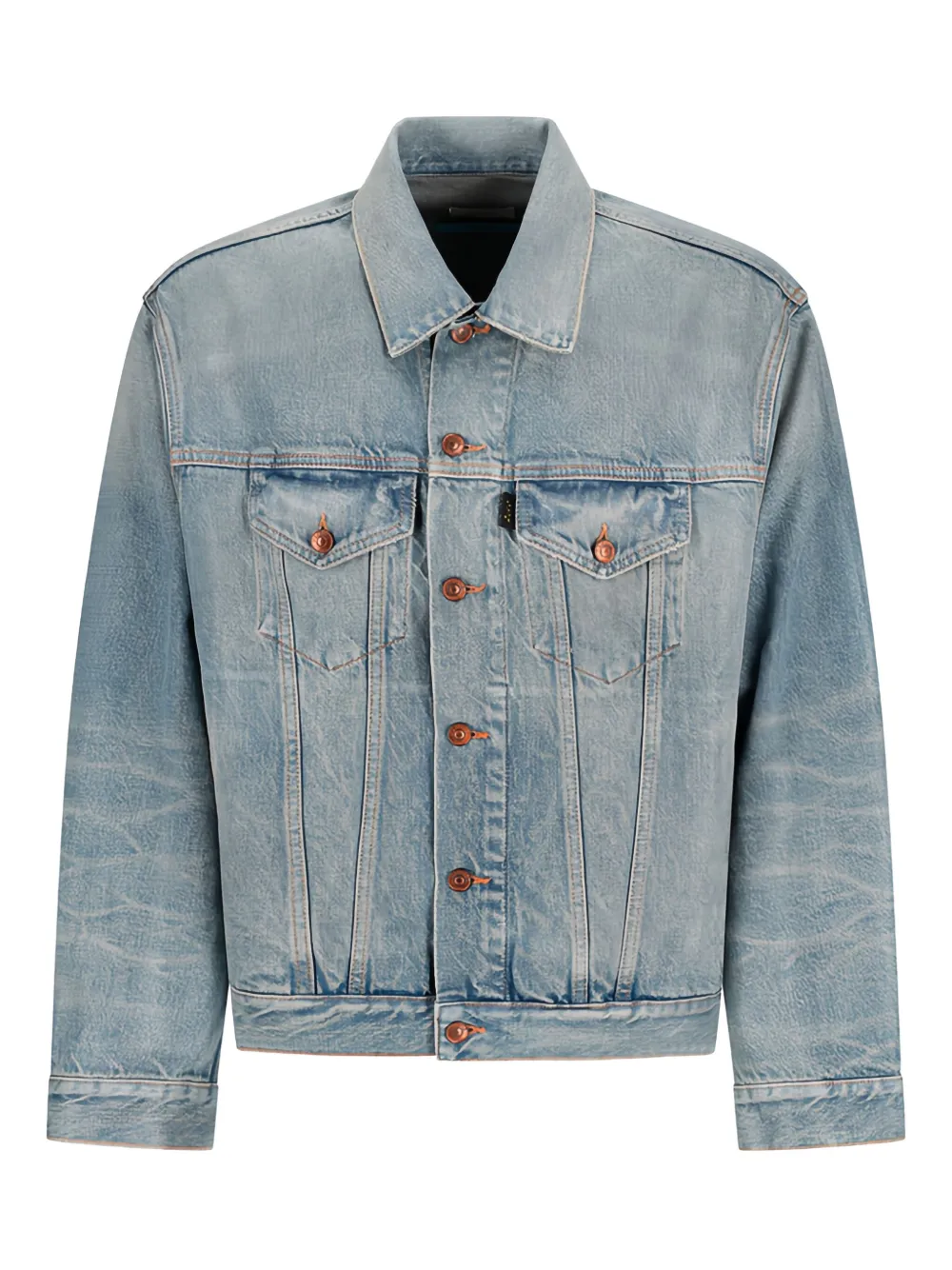 Richie button-fastening denim jacket