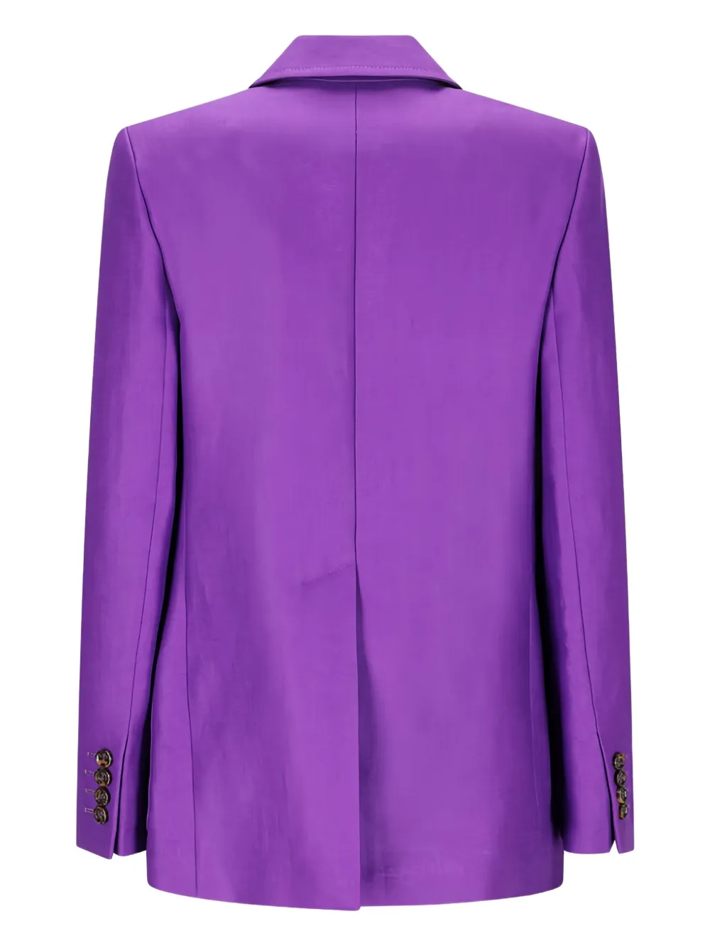 Max Mara Blazer met enkele rij knopen Paars