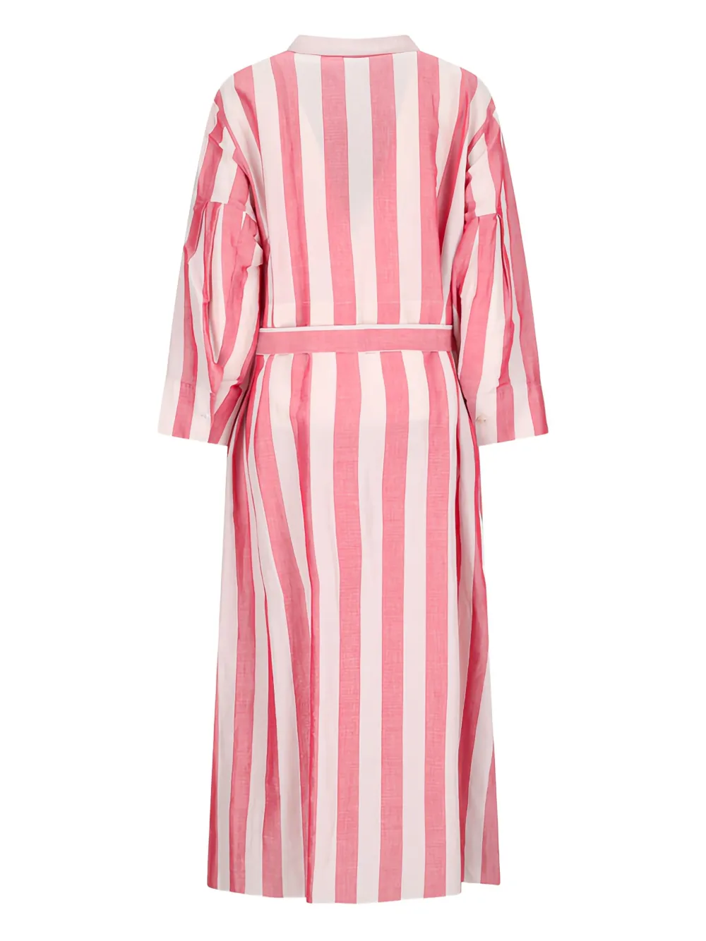 'S Max Mara Rima striped belted midi dress - Rood