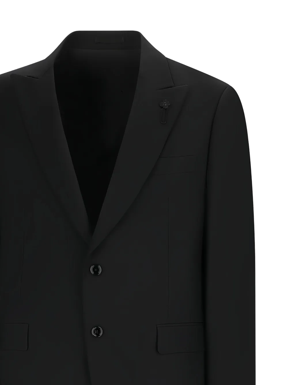Lardini Pak met speld op revers Zwart