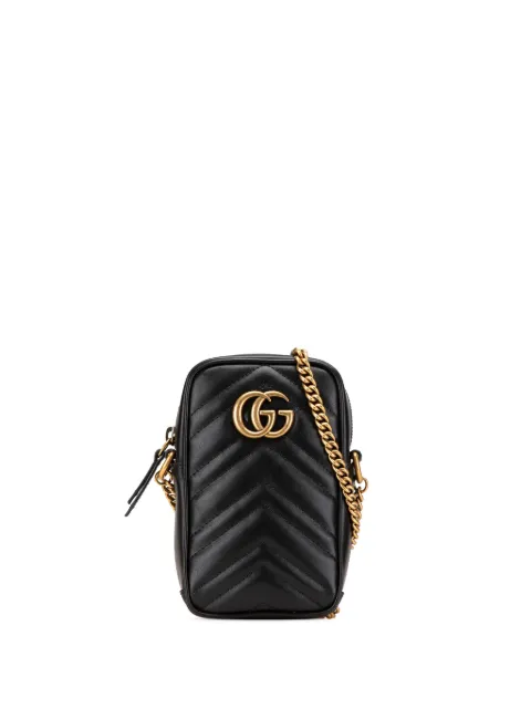 Gucci Pre-Owned 2016-present Mini GG Marmont Matelasse Leather crossbody bag