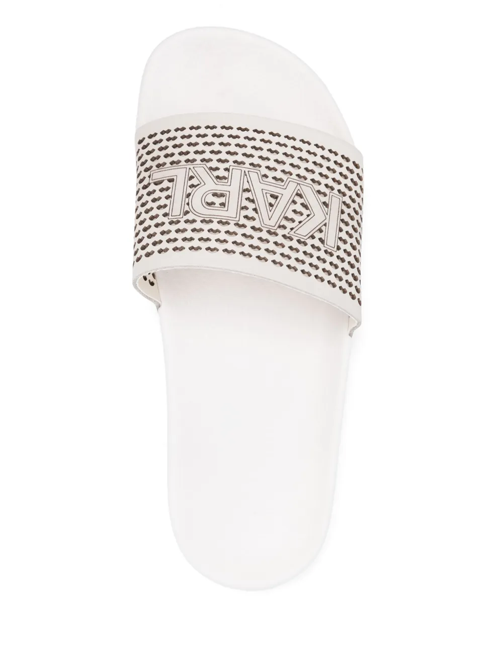 Karl Lagerfeld logo slides Neutrals