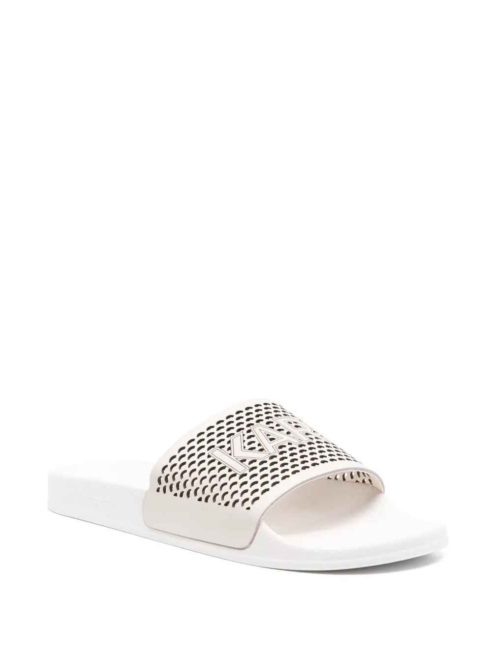Karl Lagerfeld logo slides | Flat Sandals | Image 2