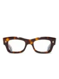 Cutler & Gross tortoiseshell-effect glasses - Brown