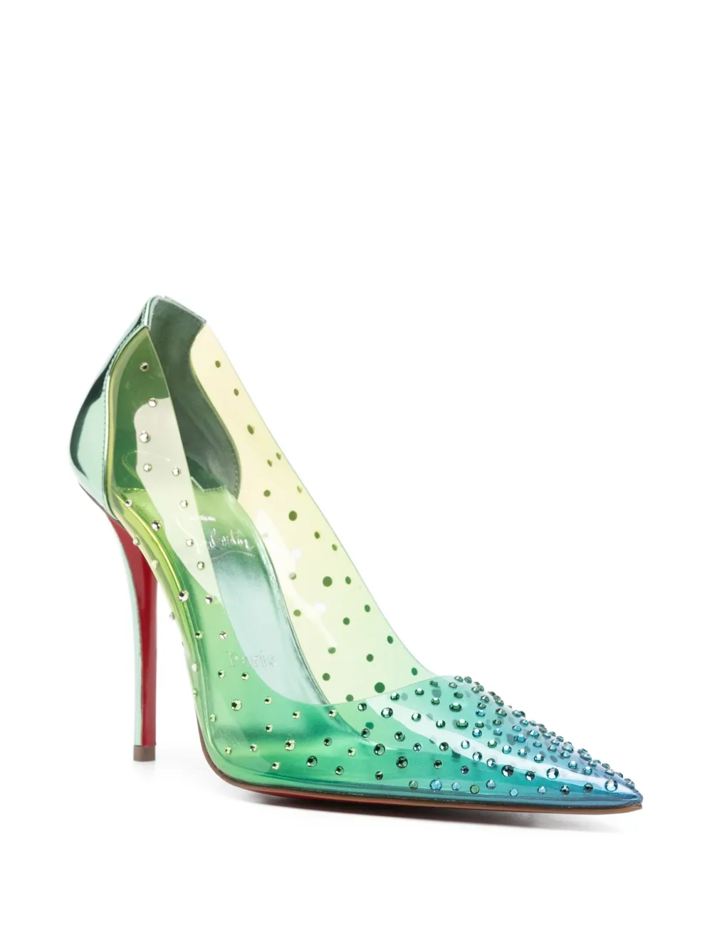 Christian Louboutin 100mm Miss Z Degrastrass crystal-embellished pumps | Heeled Pumps | Image 2