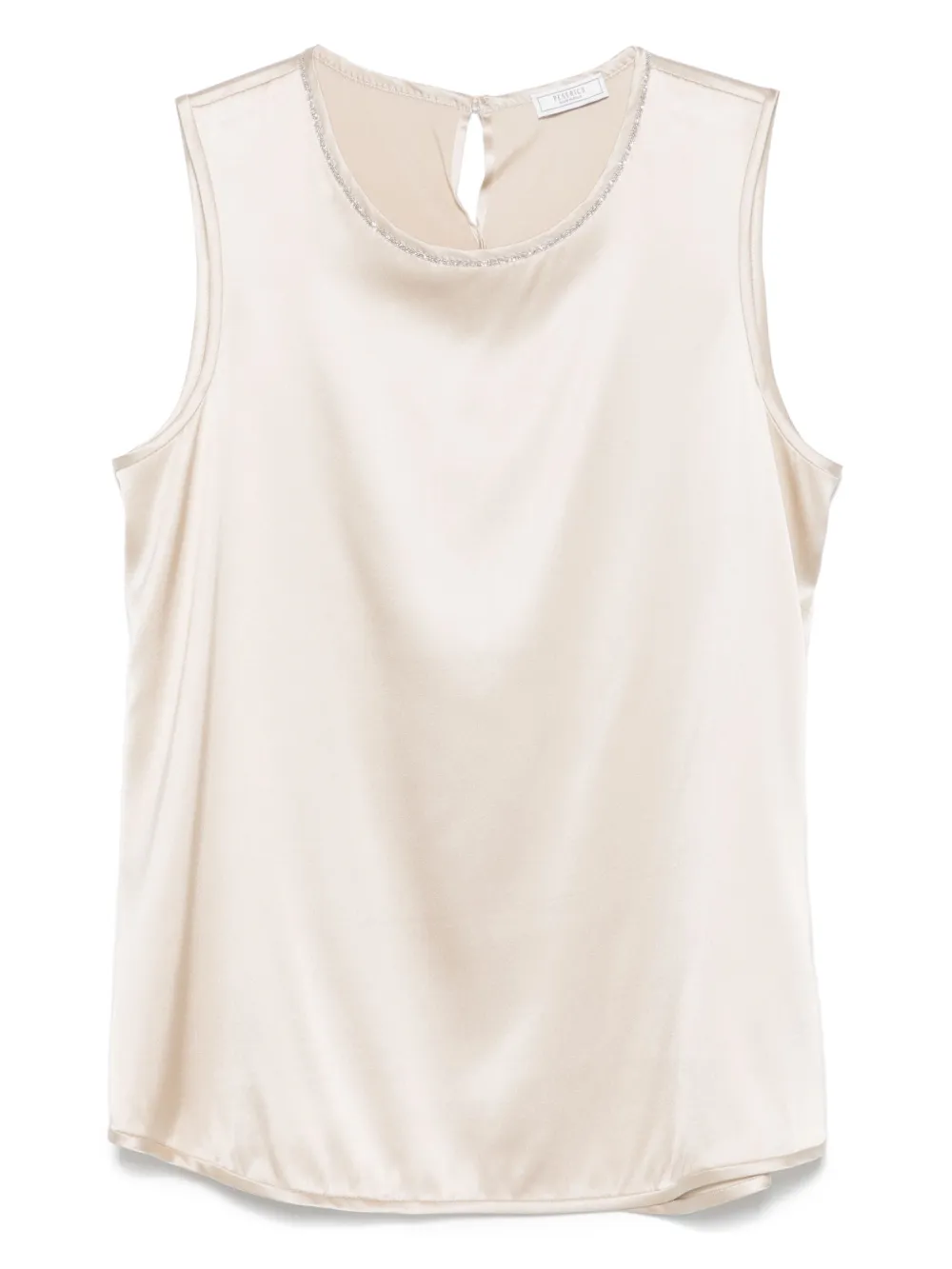 Peserico Top met ronde hals Beige