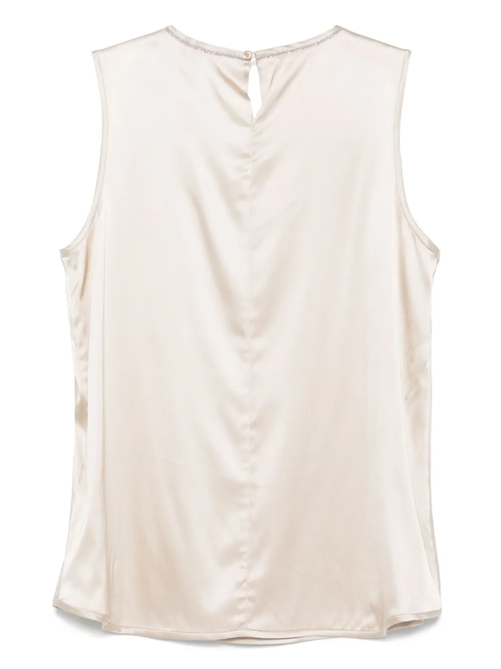 Peserico Top met ronde hals Beige