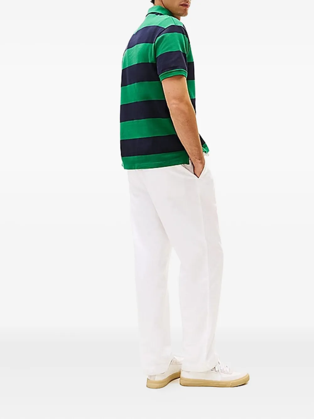 Tommy Hilfiger Gestreept poloshirt - Groen