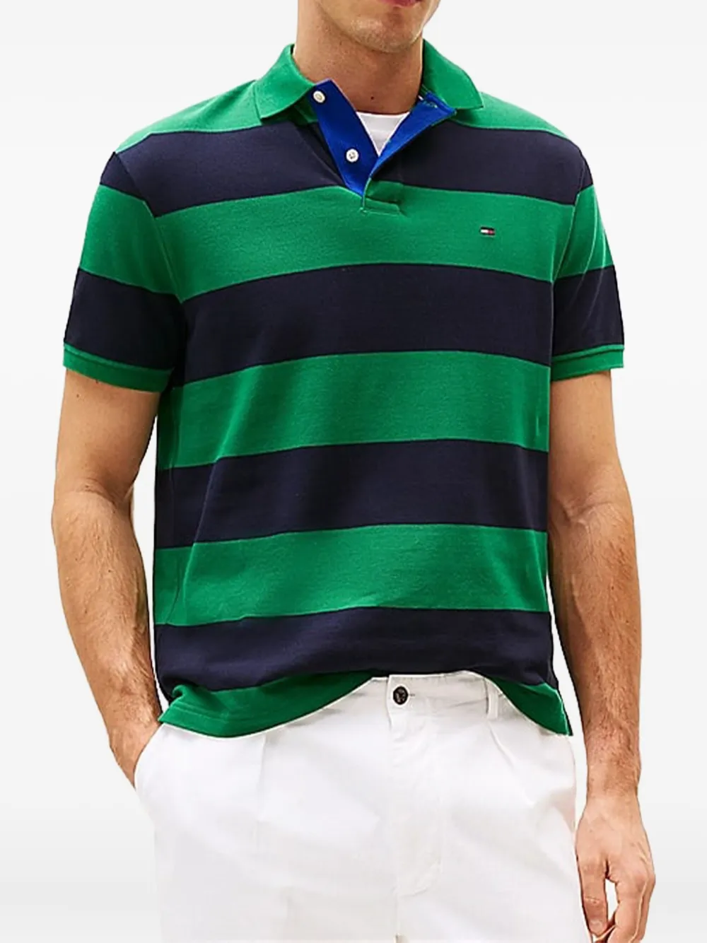 Tommy Hilfiger Gestreept poloshirt Groen