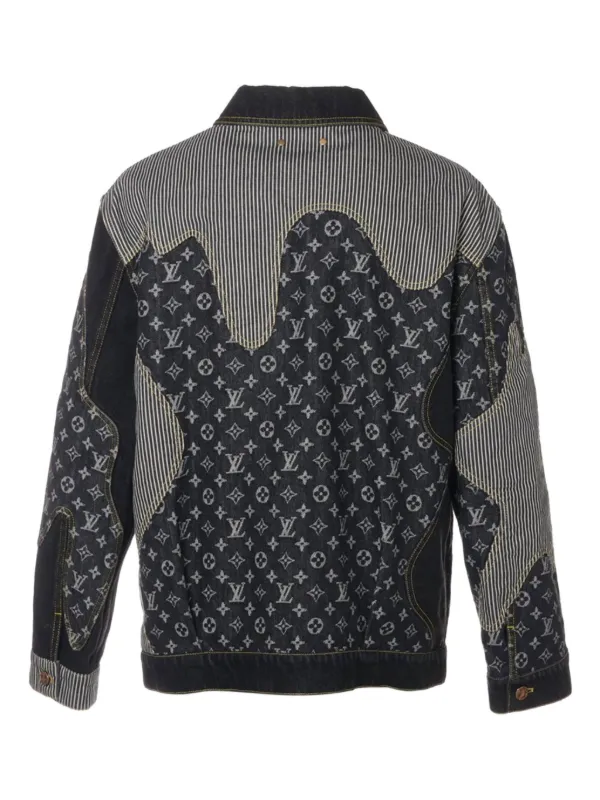 Louis Vuitton Pre-Owned x Nigo 2022 Denim Jacket | Blue | FARFETCH