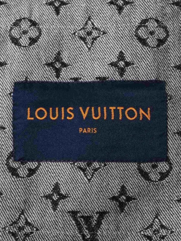 Louis Vuitton Pre-Owned x Nigo 2022 Denim Jacket | Blue | FARFETCH IN