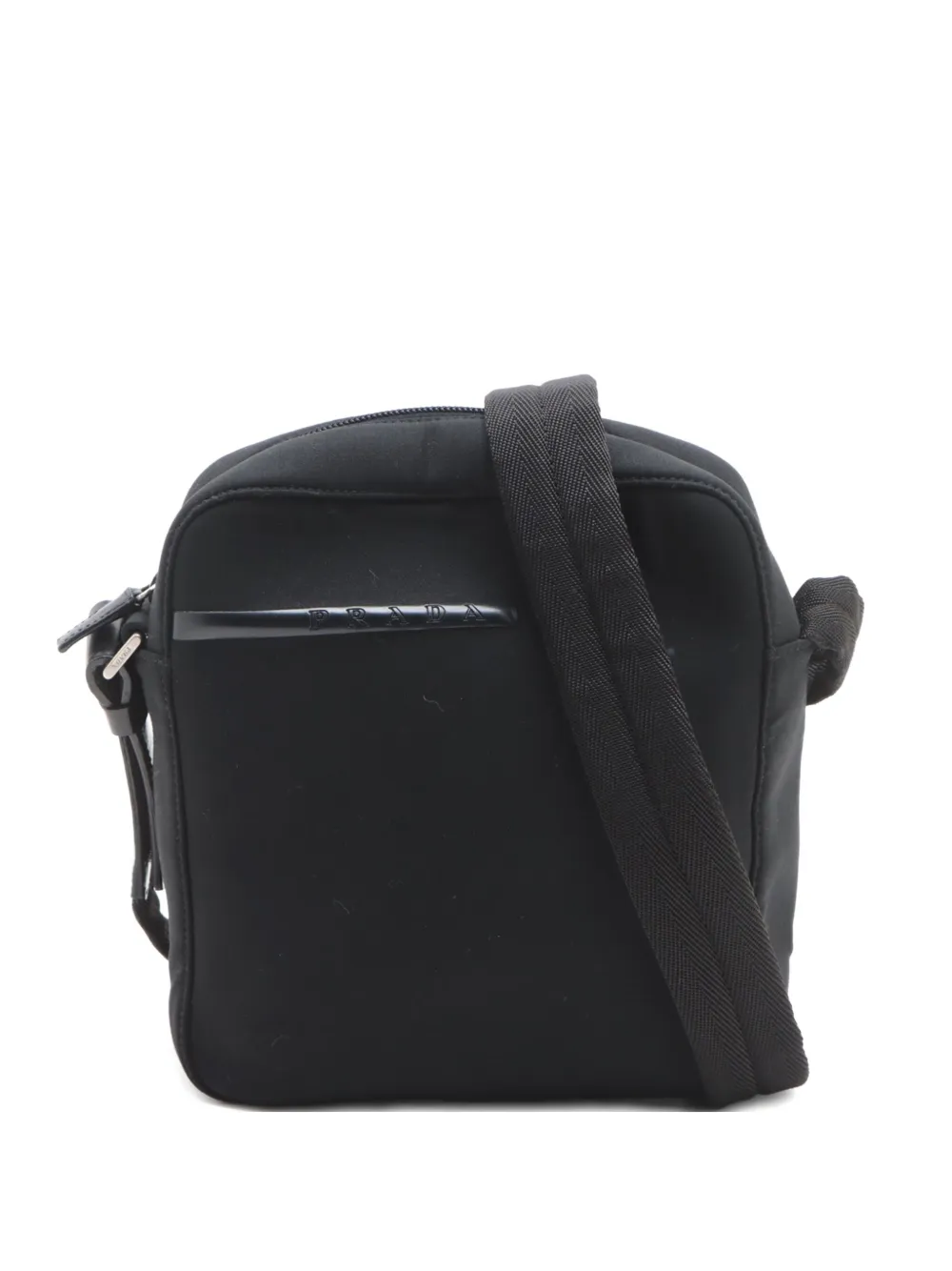 Pre-owned Prada 2000-2010 Logo-engraved Messenger Bag