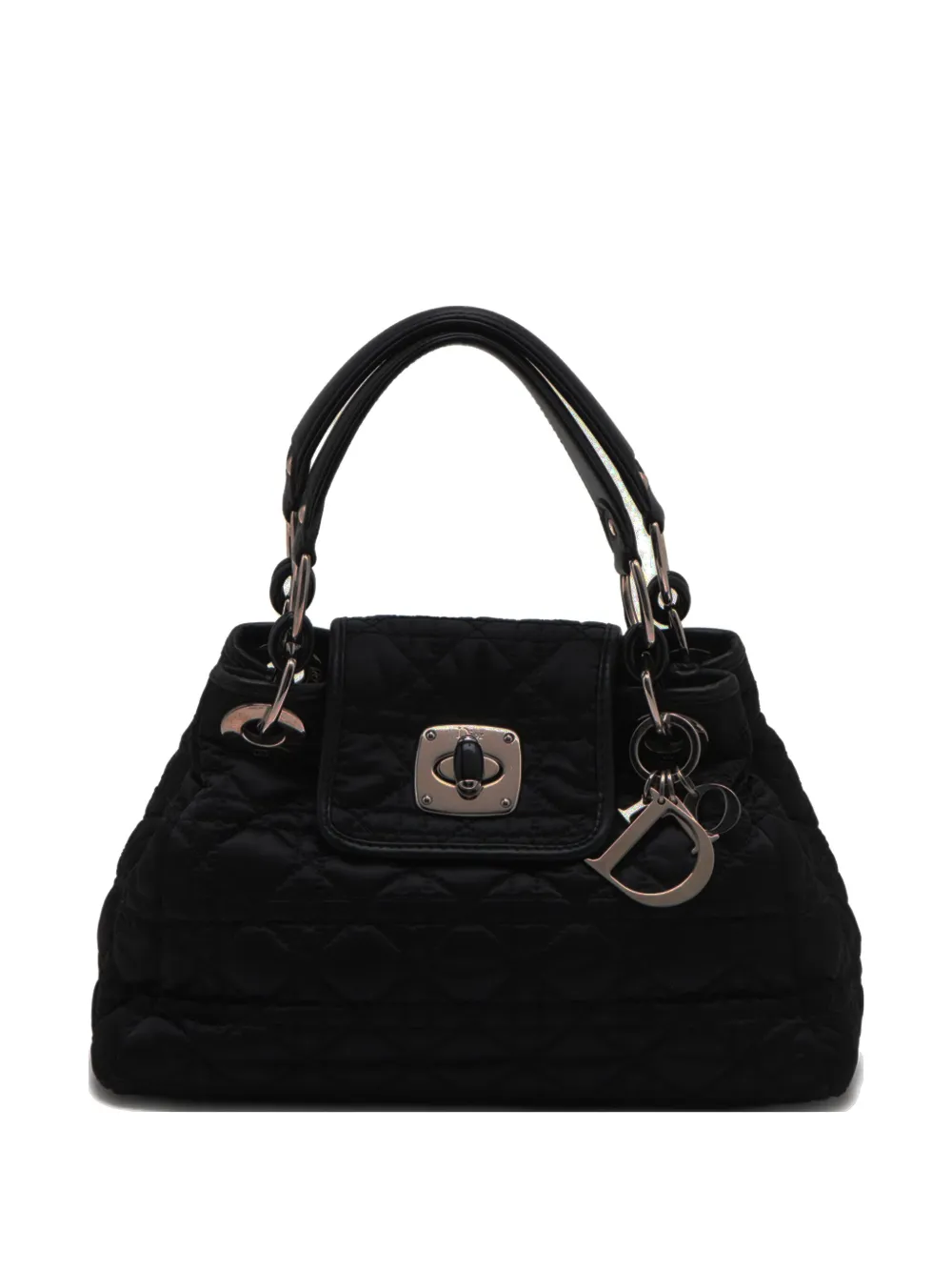 Christian Dior Pre-Owned 2000-2010s カナージュ ハンドバッグ - ブラック Christian Dior Pre-Owned 2000-2010s カナージュ ハンドバッグ - ブラック